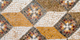 Tiled colourful mosaic from ancient Rome-credit Essential Image Media-Shutterstock-ID 208488607