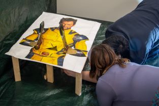 The Wolverine themed test device for the BCI egg challenge