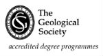 Geological Society accredited degrees logo