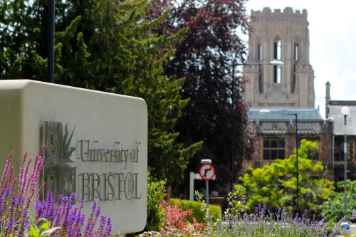 Image of University logo and Will's memorial