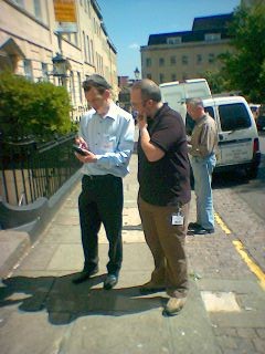 Mediascape product being used in Berkeley Square