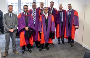 Group photograph of Composites graduates, February 2023.