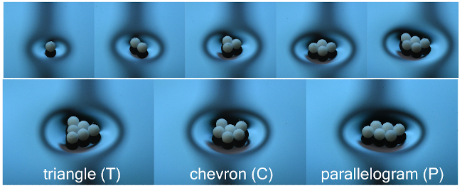 Self-assembly of particles by surface tension