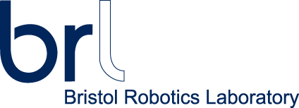 Bristol Robotics Lab text logo: BRL