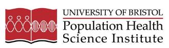 Bristol Population Health Science Institute visual identity