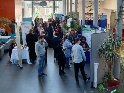The poster session at the Infection and Immunity Early Career Researchers' event