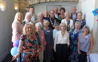A photo of a group of Bristol fundraisers for Cancer Research UK