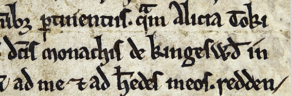 A medieval manuscript.