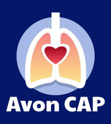 Avon CAP logo - illustration of heart and lungs
