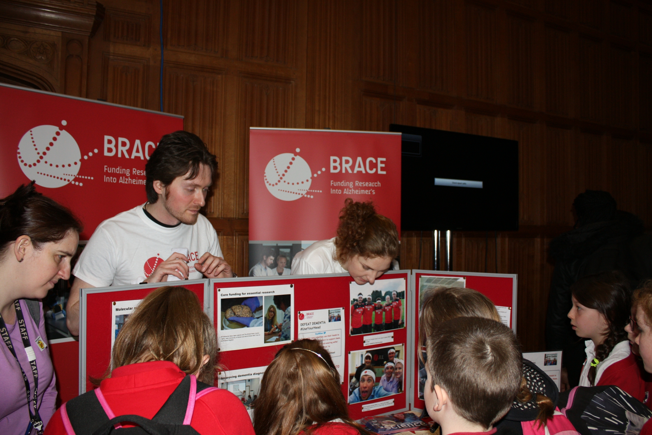 The BRACE exhibition stall