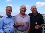 The notorious three: from left to right, George Dench, George Iles and Mike Hancock