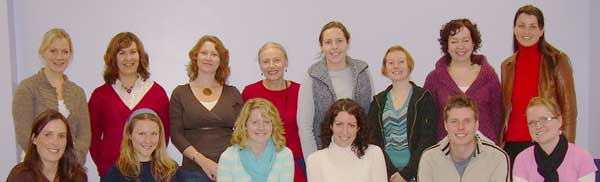 The first cohort of students on the new DEdPsy programme