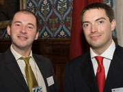 Stephen Willliams MP (left) and Dr Nic Shannon at the House of Commons.