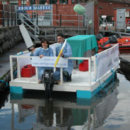 An image of the sailing surgeons from left to right: Victoria Bills and Alex Varey