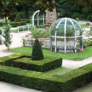 An image of an art deco garden