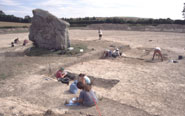 Excavations in 2000 at the end of the Beckhampton megalithic avenue