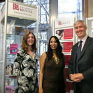 From left to right: Tania Rawlinson, Director of Campaigns and Alumni Relations, Jaya Chakrabarti, Founder of nameless Digital Creatives, Dr Neil Bradshaw, Director of Enterprise
