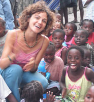 Student Claire Bertaud during her year abroad in Beira, Mozambique