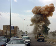 A car bomb in South Baghdad, Iraq