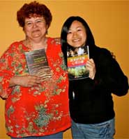 Dr Jane Speedy (left), author, and Ying-Lin Hung, translator, launching the new Chinese version of 'Narrative Inquiry and Psychotherapy’