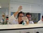 Students at the ChemLabS summer school