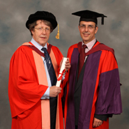 From left to right: Mr Alan Bond and Dr Mark Lowenberg