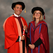 From left to right: Mr William Lewis and Professor Judith Squires