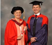 From left to right: Professor Julia Slingo, OBE and Professor Paul Valdes