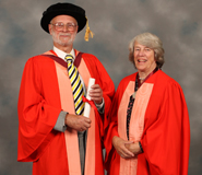 From left to right: Mr Anton Bantock and Dr Stella Clarke