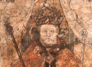 Part of the mural depicting Henry VIII