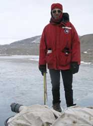 Professor Martyn Tranter in Antarctica