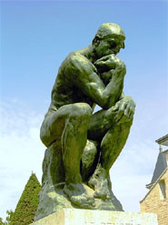 The Thinker by Auguste Rodin at the Musée Rodin in Paris