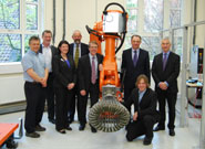 COBHAM, SWRDA and University of Bristol personnel at the launch event for the RMR Centre of Excellence