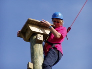 Angela Milln taking part in a Girlguiding UK event