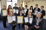 All the award winners at The West of England Travel Plan Awards