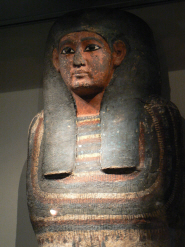The extremely rare Egyptian coffin, possibly belonging to the son of a king