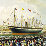 The ss Great Britain was launched in Bristol in 1843