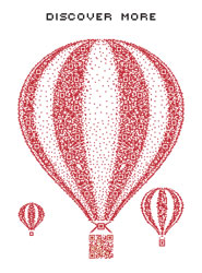 The latest Discover More advert, featuring hot air balloons