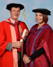Professor Ray Priest, Doctor of Laws, and Professor Ros Sutherland, Professor of Education