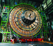 The CMS detector under construction in 2006