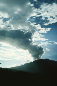 A small eruption of the Soufriere Hills Volcano, Montserrat, one of the STREVA study volcanoes