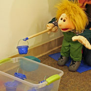 Image of the puppet used in the study