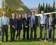From left to right: Nandor Terkovics, Chris Howcroft, Sarah Kewley, Stephen Gill, Dr Simon Neild, Professor Bernd Krauskopf and Dr Mark Lowenberg
