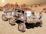 Bridget, the prototype Mars rover