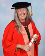Professor Mary Beard receives an honorary degree from the University of Bristol
