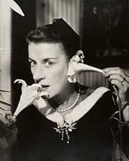 Beatrice Lillie, Studio Portrait, 1958. Angus McBean Photograph © Harvard Theatre Collection, Harvard University