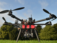 An image of the semi-autonomous drone called the ARM system