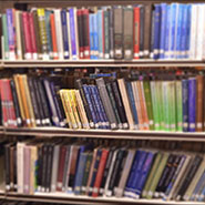 Image of library shelves