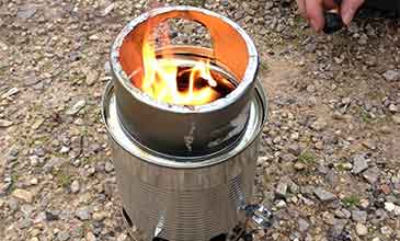 The Candlenut gasification stove