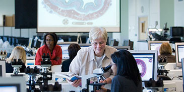 Image of the teaching labs in Bristol's Medical School